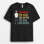 0303A908BUK1 Personalised T shirts presents Man Grandpa Dad Text