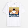 0314A908CUK1 Customised T shirts presents Man Dog Lovers