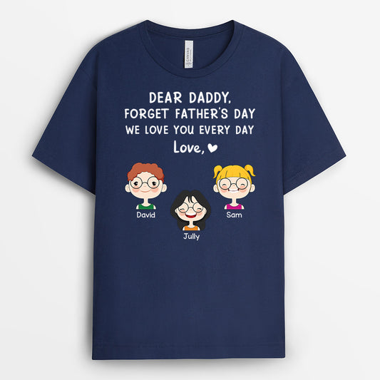 0315A947BUK1 Personalised T shirts presents Kid Grandpa Dad