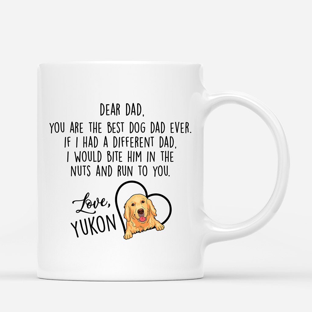Best Dog Dad - Personalised Gifts | Mug for Dog Lovers
