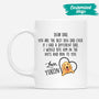 0338M950CUK2 Customised Mug presents Dog Grandpa Dad Text