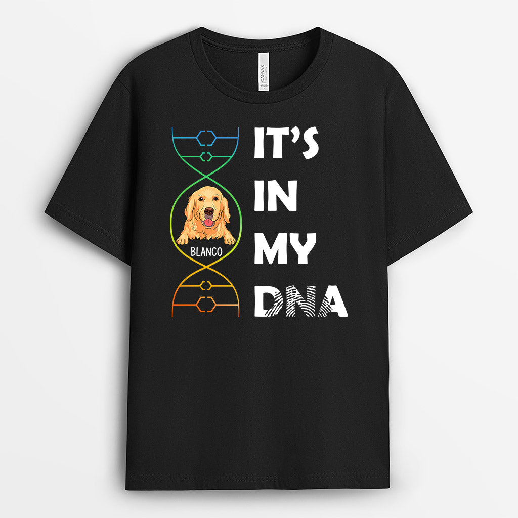 It's in my DNA - Personalised Gifts | T-shirts for Dog Lovers