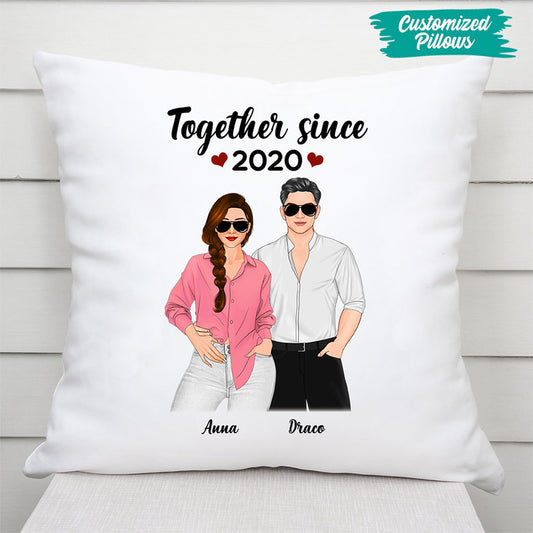 0367P160GUK2 Personalised Pillow presents Couples