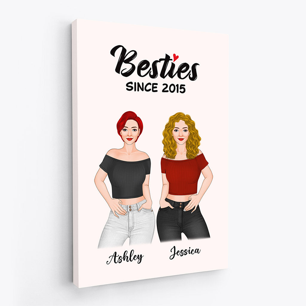 0370C267FUK2 Customised Canvas presents woman Besties