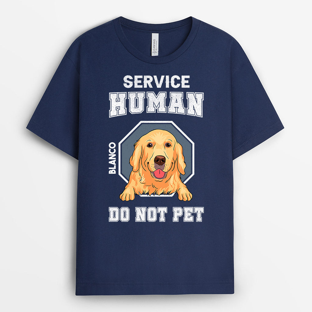 Service Human Do Not Pet - Personalised Gifts | T-shirts for Dog Lovers