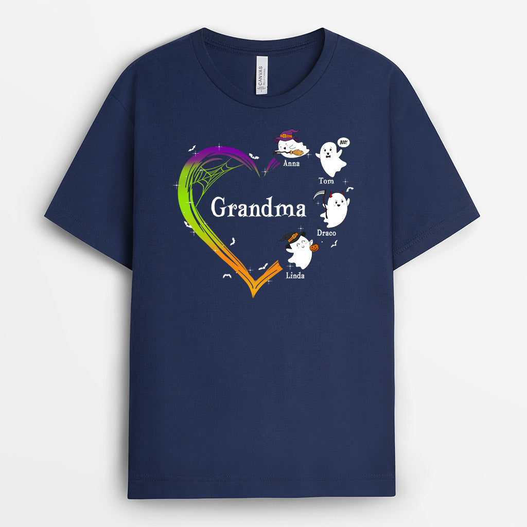 Grandma and Grandkids - Personalised Gifts | T-shirts for Halloween