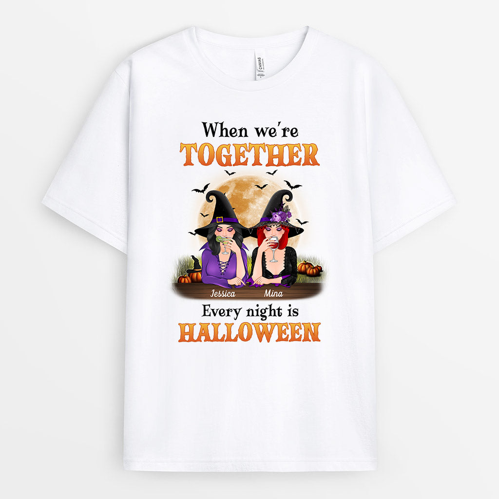 Witches Besties - Personalised Gifts | T-shirts for Halloween