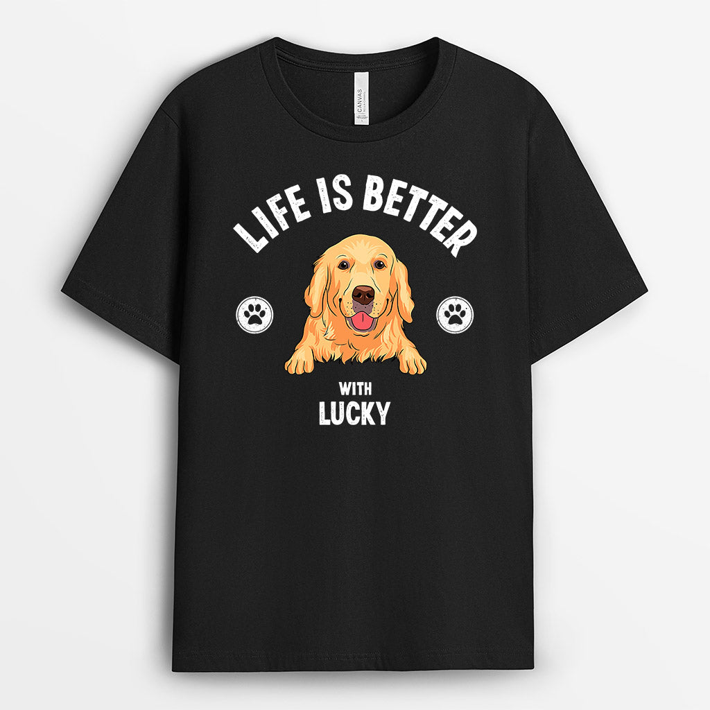 0465A597UK1 Customized T shirts Presents Dog Lovers_6de420b3 d432 4262 9f56 96222a4acd11