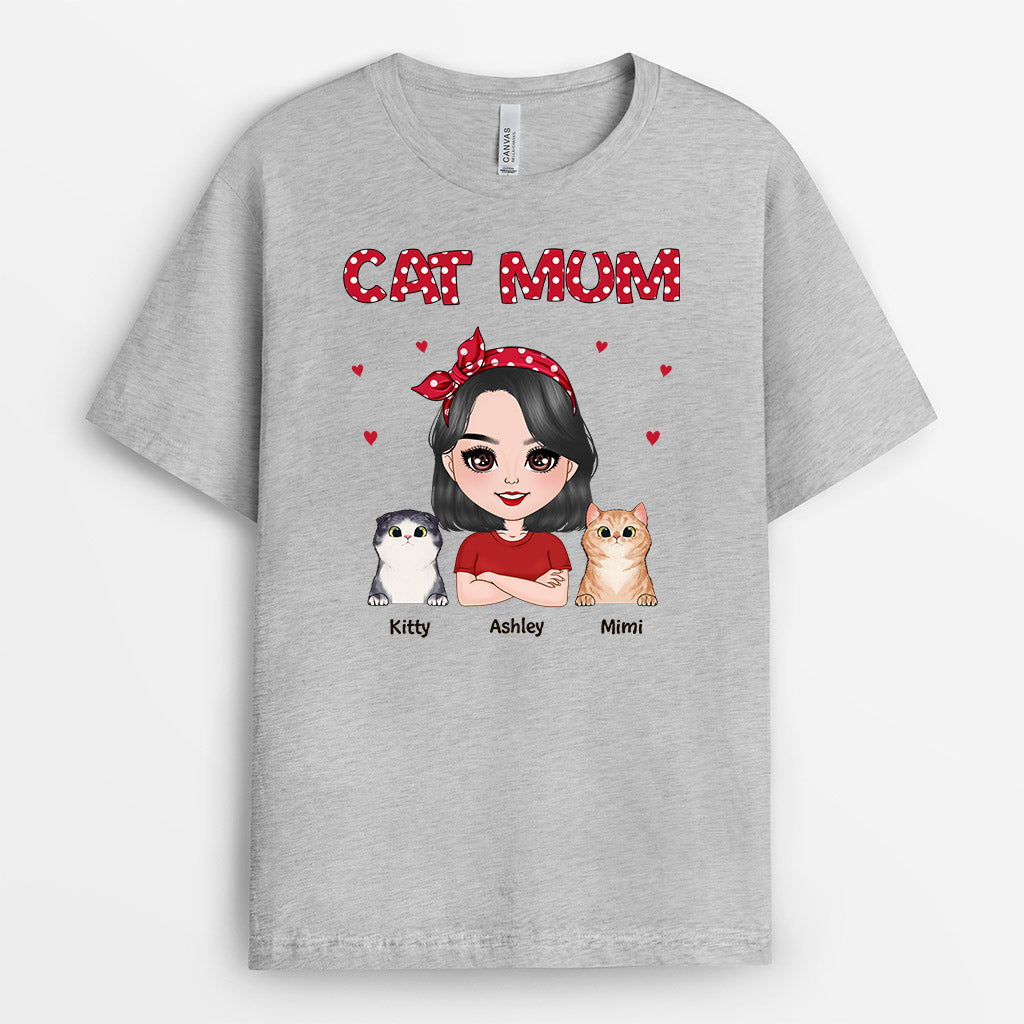 Cat Mum - Personalised Gifts | T-shirts for Cat Lovers