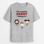 0495AUK2 Personalised T shirts gifts Kid Grandad Dad