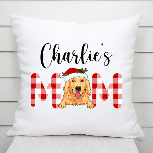 0498P597CUK1 Personalised Pillows Gifts Dog Papa Mom Christmas