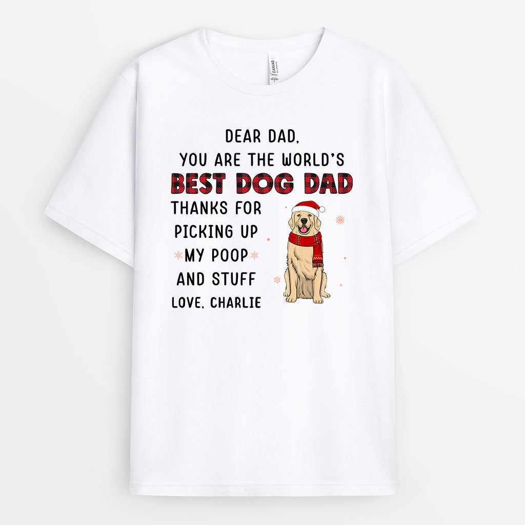0507AUK1 Personalised T shirts Gifts Dog Dog Lovers Christmas