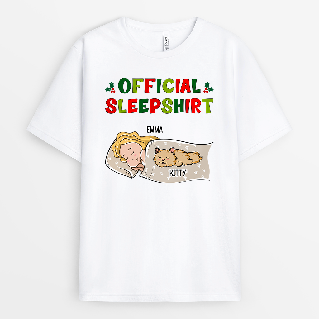 Official Sleepshirt - Personalised Gifts | T-shirts for Cat Lovers