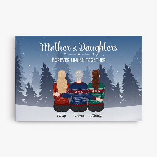 0512CUK1 Personalised Canvas Gifts Mother Grandma Mum Christmas