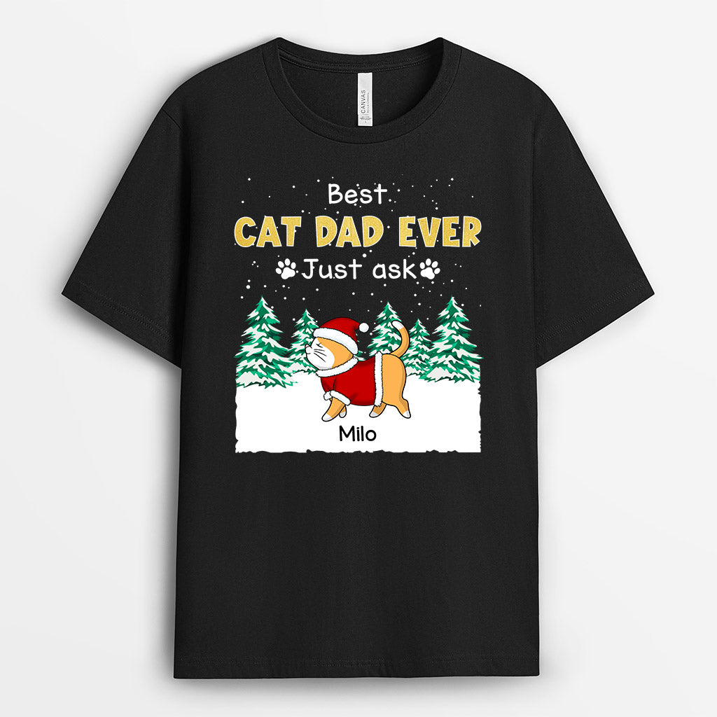 Best Cat Mum Ever - Personalised Gifts | T-shirts for Cat Lovers Christmas
