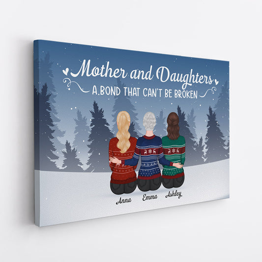 0549CUK2 Personalised Canvas Gifts Mum Grandma Mum Christmas