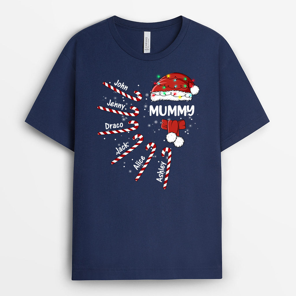 0586AUK2 Personalised T shirts Gifts Grandparents Grandma Grandad Christmas