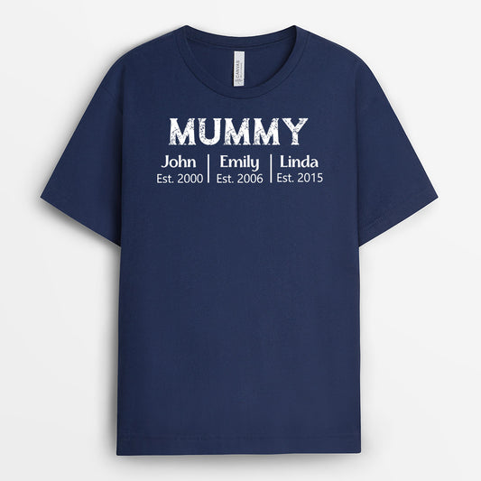 0617AUK2 Personalised T shirts Gifts Kids Grandma Mom