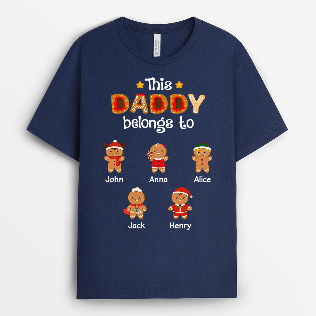 This Grandad Belongs To - Personalised Gifts | T-shirts for Grandad/Dad Christmas