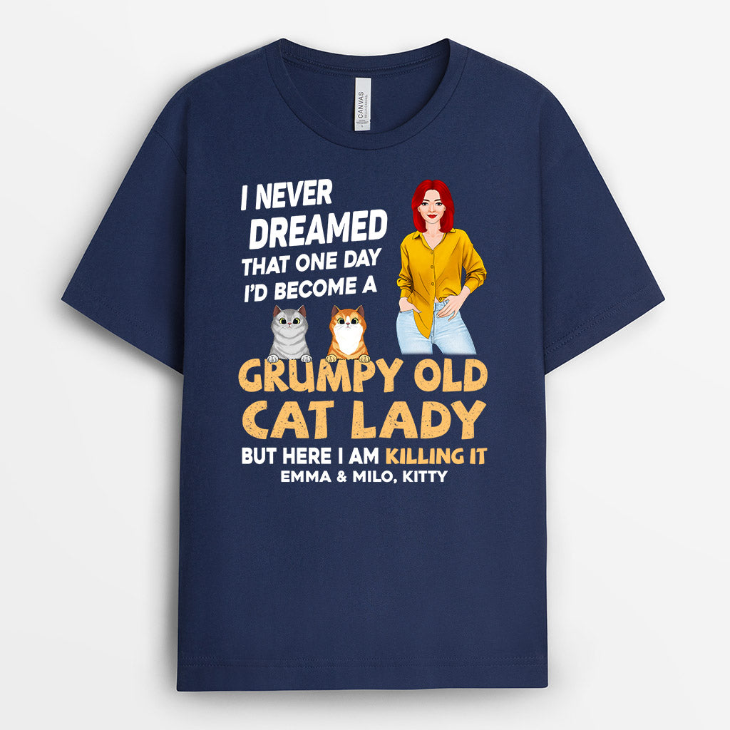 Cat Lady - Personalised Gifts | T-shirts for Cat Lovers