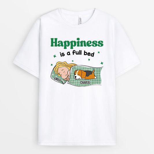 0689AUK1 Personalised T shirts Gifts Sleeping Dog Dog Lovers