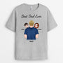 0771A290BUK1 Personalised T shirts Gifts Shoulder Dad Fathers Day