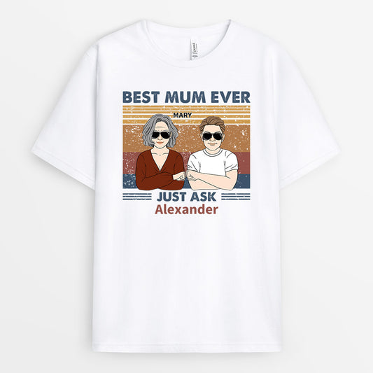 0776AUK2 Personalised T shirts Gifts Mum Grandma Mum