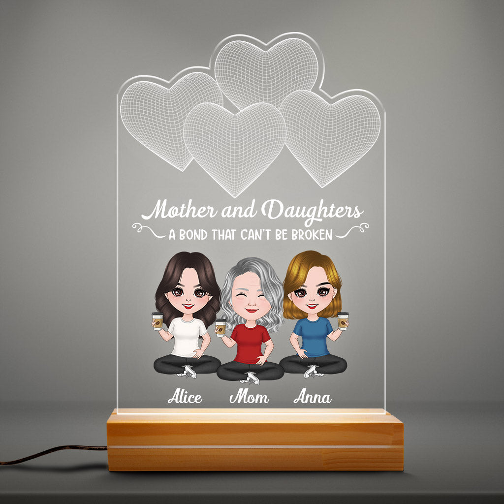 Mother And Daughter - Personalised Gifts | Night Light for Grandma/Mum