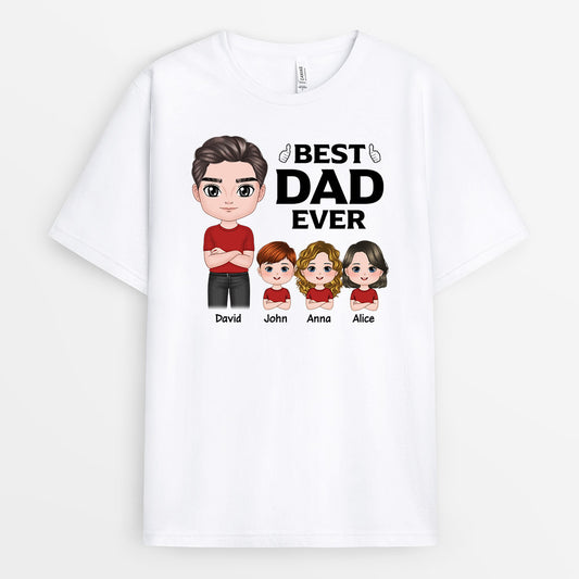 0824AUK1 Personalised T Shirts Gifts Dad Grandad Dad