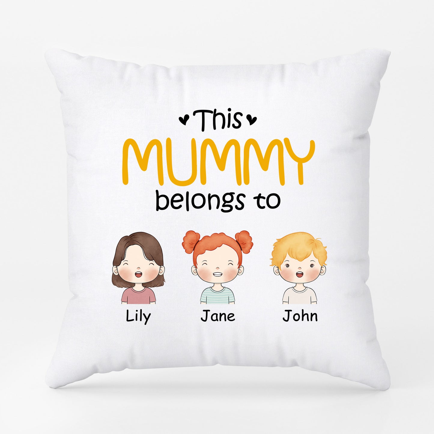 This Mummy/Grandma Belongs To - Personalised Gifts | Pillows for Grandma/Mum