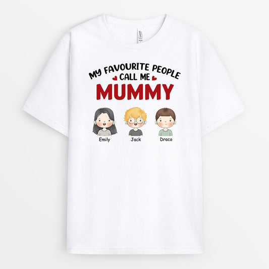 0857AUK1 Personalised T shirts Gifts Mother Grandma Mum