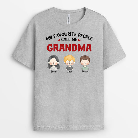 0857AUK2 Personalised T shirts Gifts Mother Grandma Mum