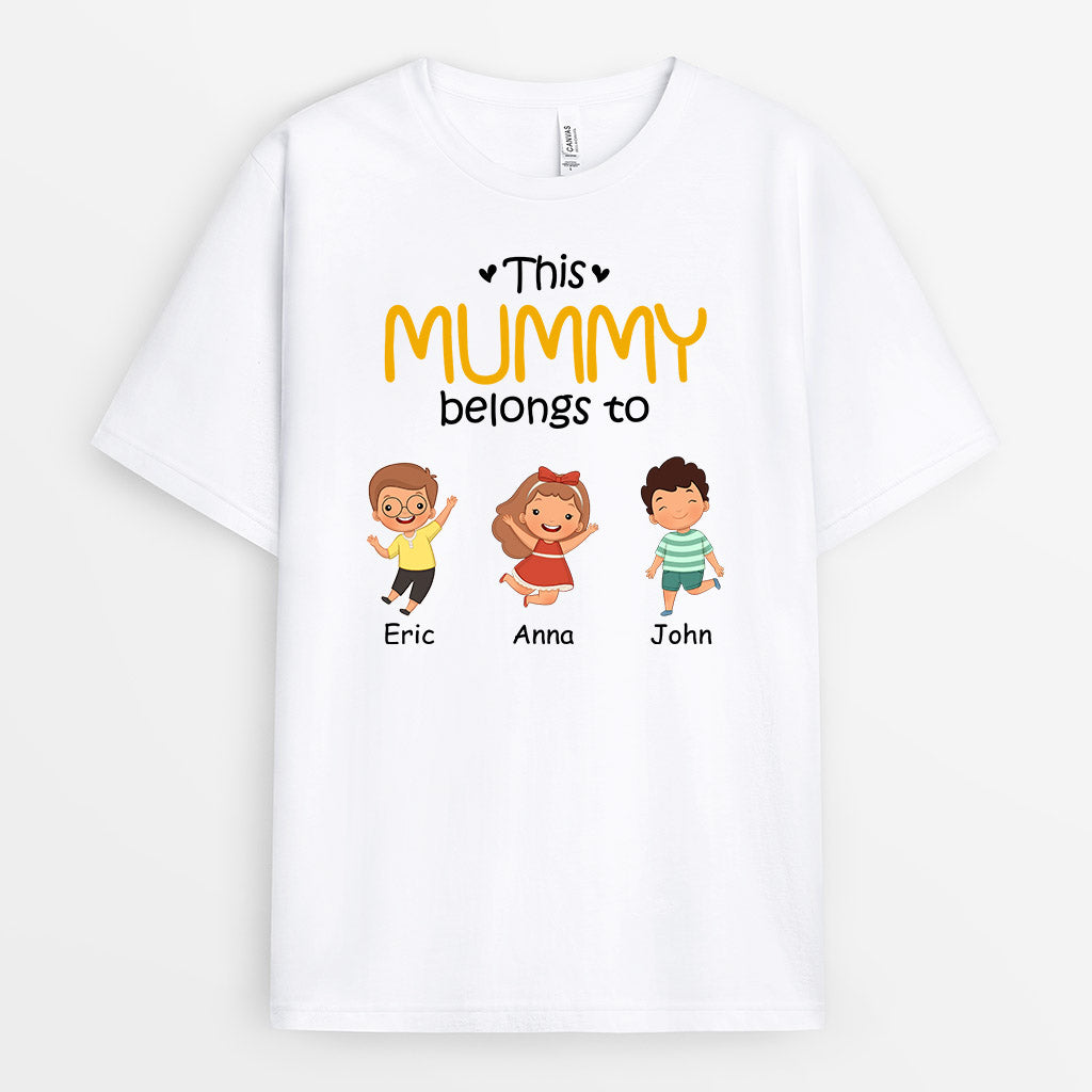 0865AUK1 Personalised T shirts Gifts Kids Grandma Mum
