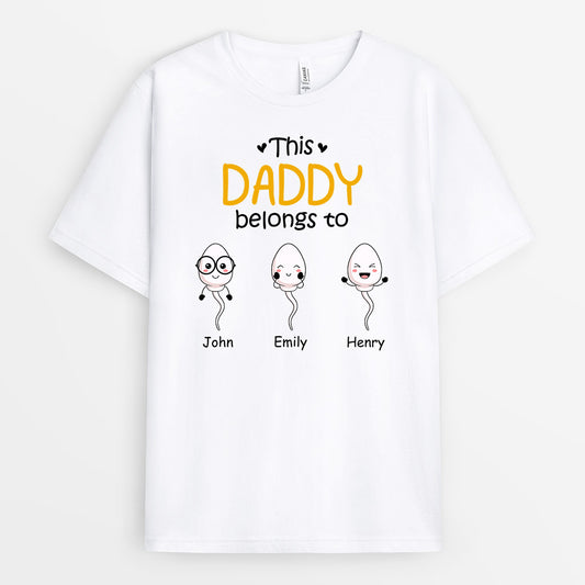 0885AUK1 Personalised T shirts Gifts Kid Grandad Dad