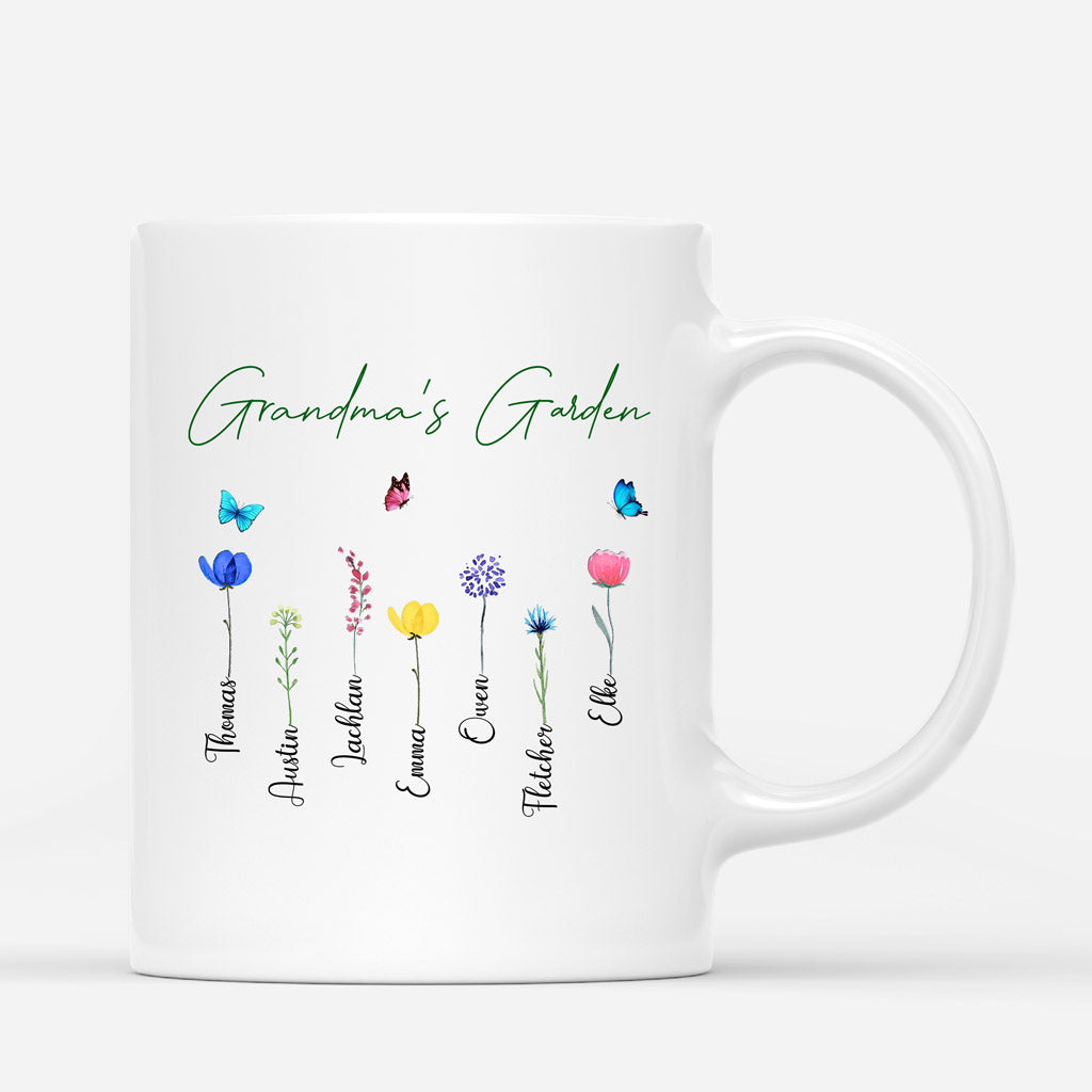 Grandma's Garden - Personalised Gifts | Mugs for Grandma