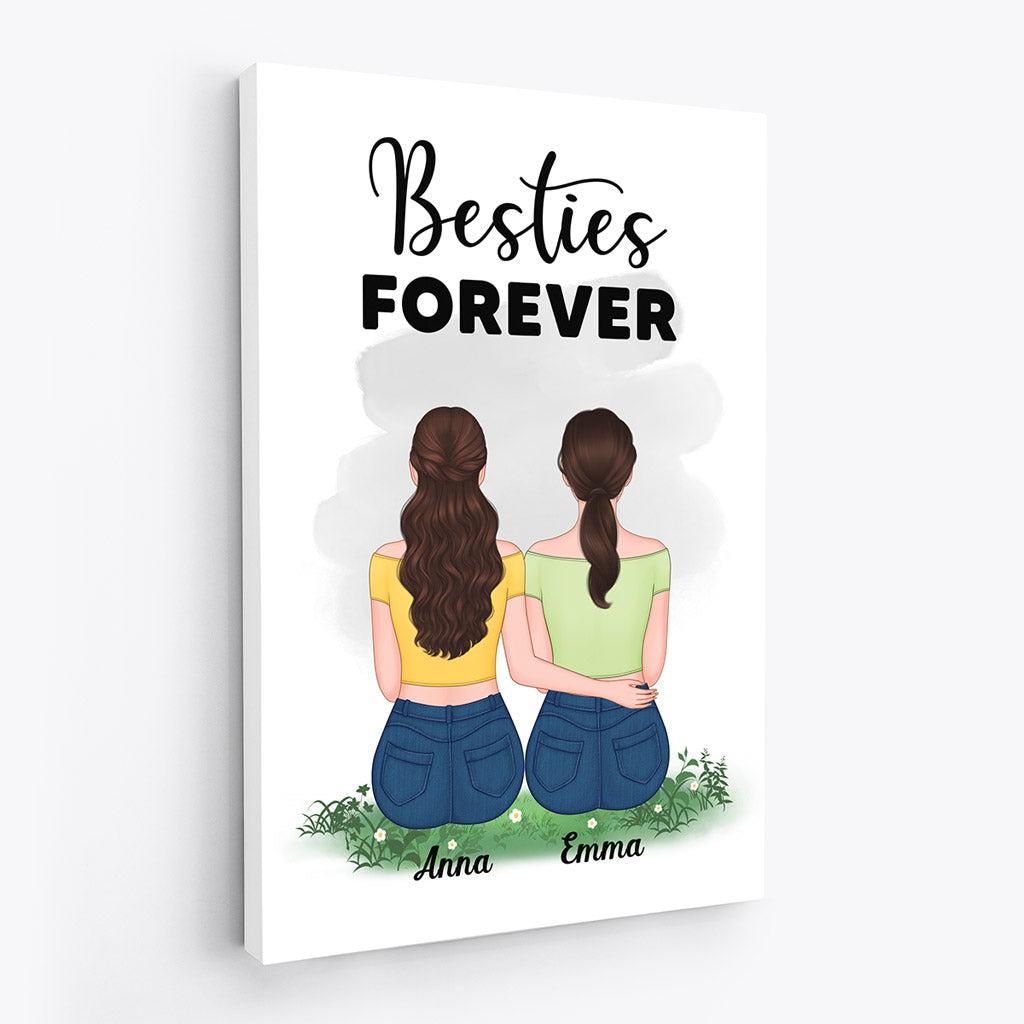 Besties Forever - Personalised Gifts | Canvas for Besties