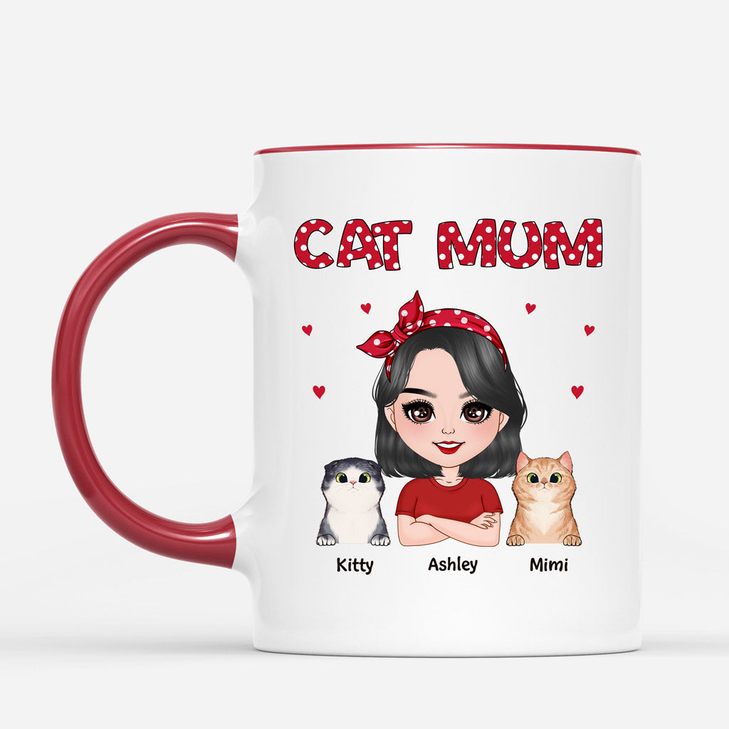 Cat Mum - Personalised Gifts | Mug for Cat Lovers