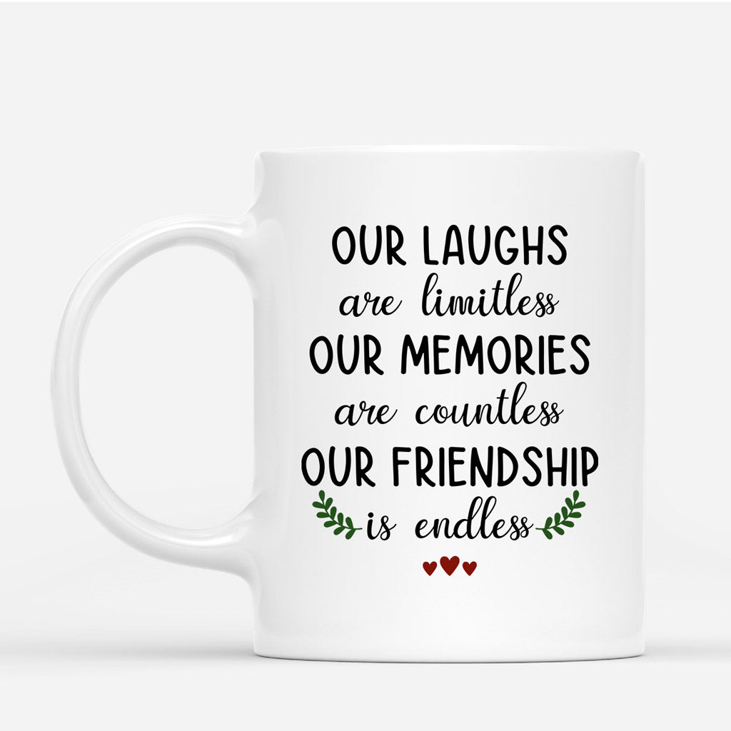 Our Friendship Is Endless - Personalised Gifts | Mug for Besties
