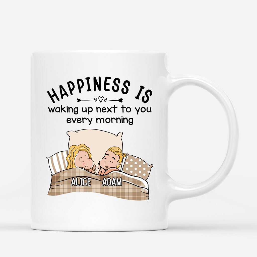 Happiness Is - Personalised Gifts | Mug for Couples/Lovers