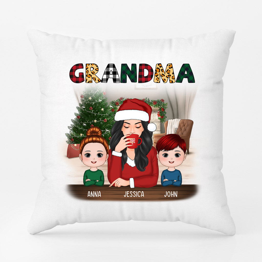Mummy - Personalised Gifts | Pillow for Grandma/Mum Christmas