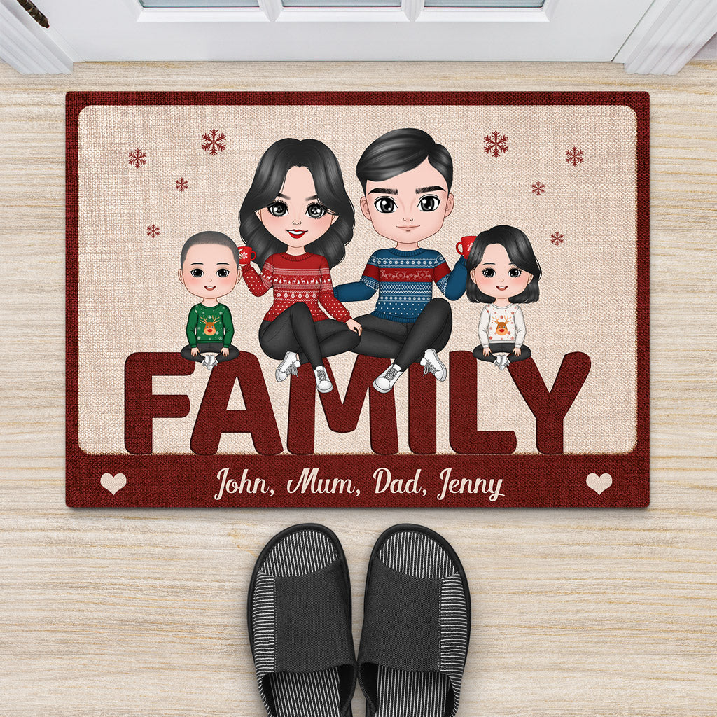 Family - Personalised Gifts | Door Mats for Mum/Dad Christmas