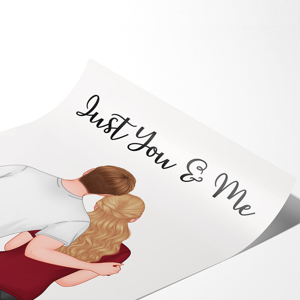 Just You & Me - Personalised Gifts | Posters for Couples/Lovers