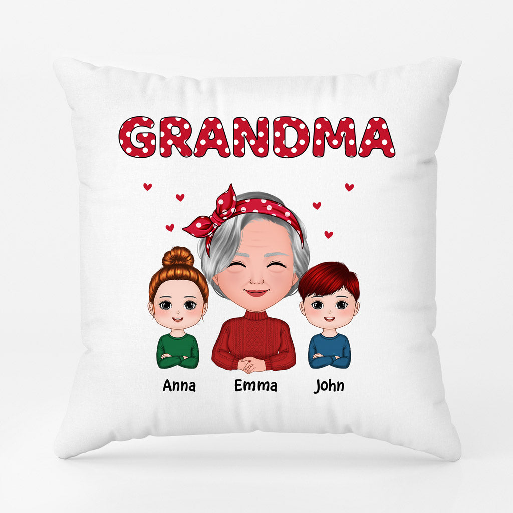 Personalised top grandma cushion