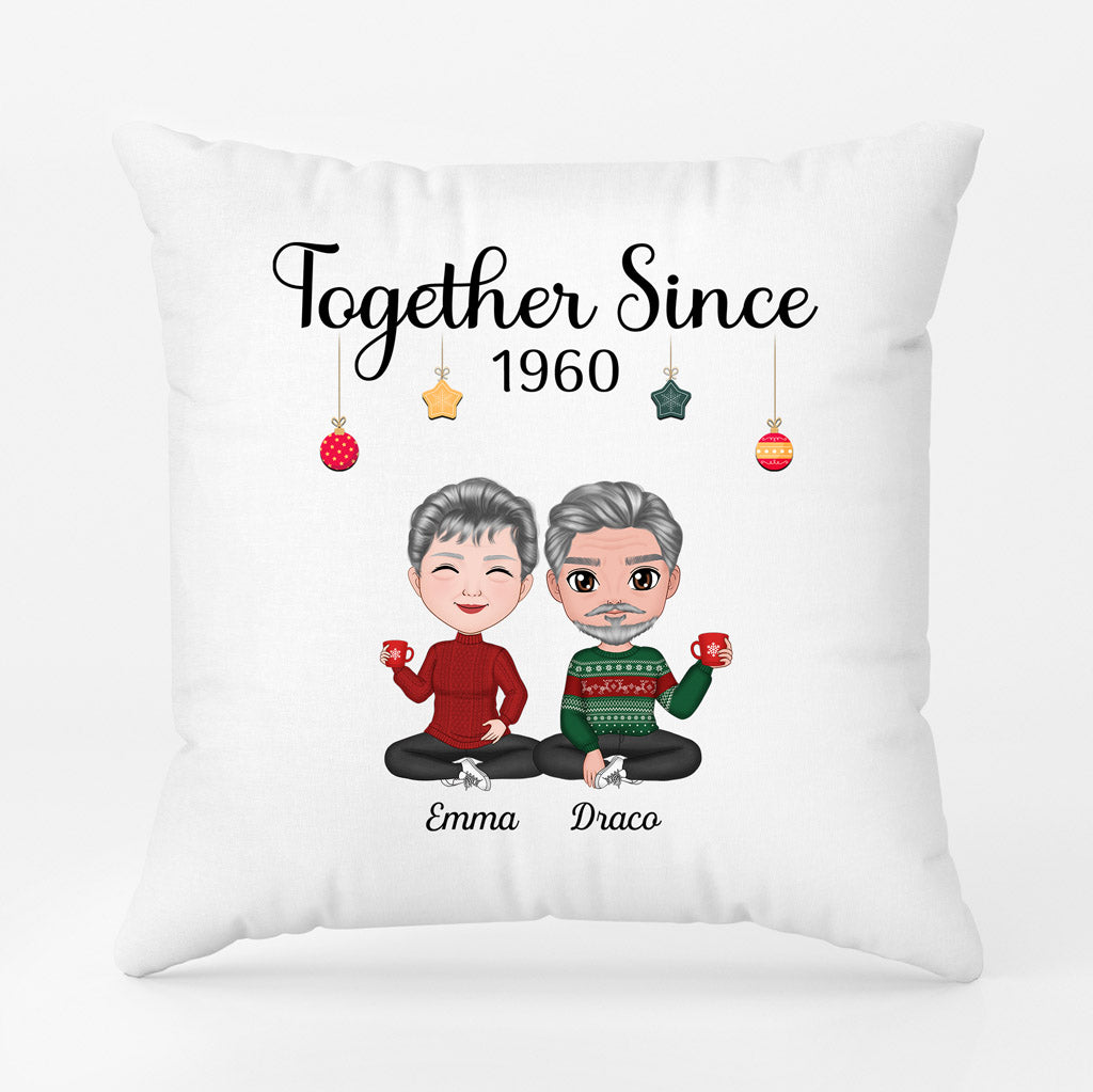 Together Since - Personalised Gifts | Pillow for Couples/Lovers Christmas