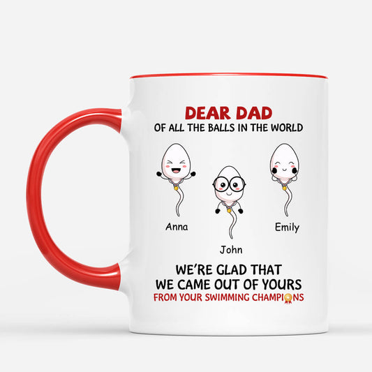 0277M248BUK1 Personalised Mug presents Kid Grandpa Dad