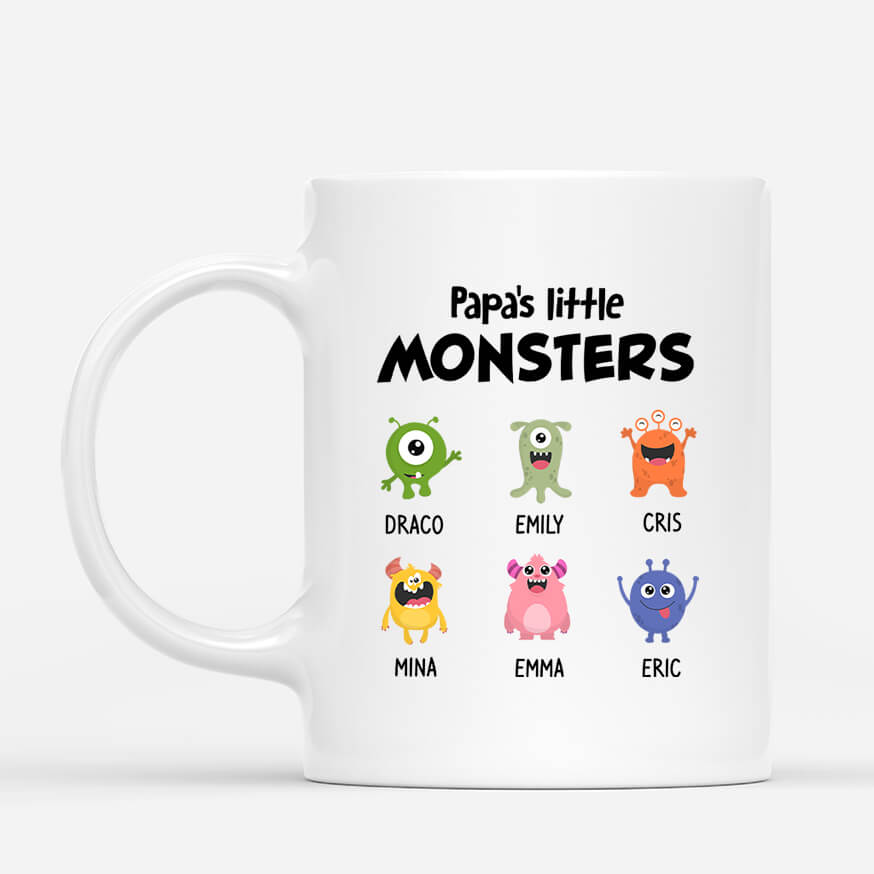 0308M268BUK1 Personalised Mug Gifts Monster Papa Grandpa_58e7bff8 5071 473f 92b8 33619903ace5