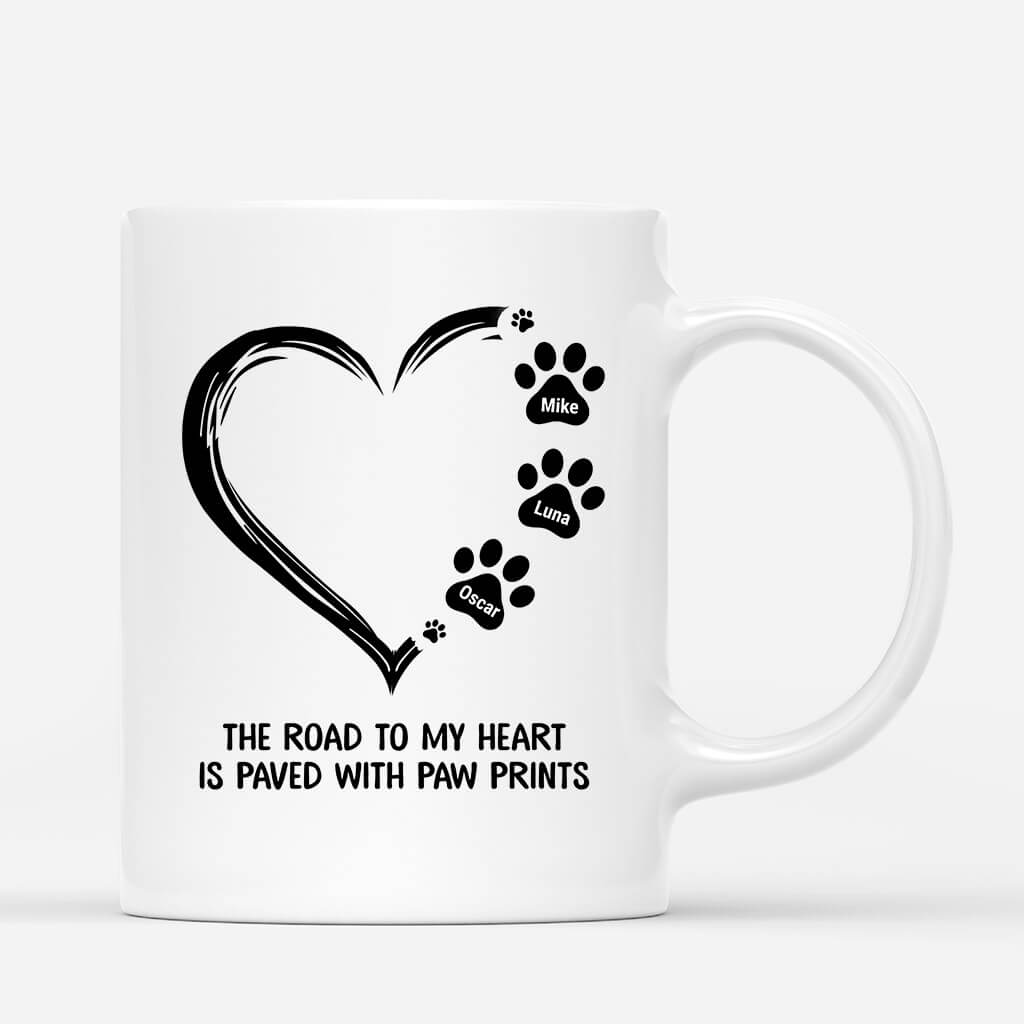 Road To Heart - Personalised Gifts | Mug for Dog Lovers