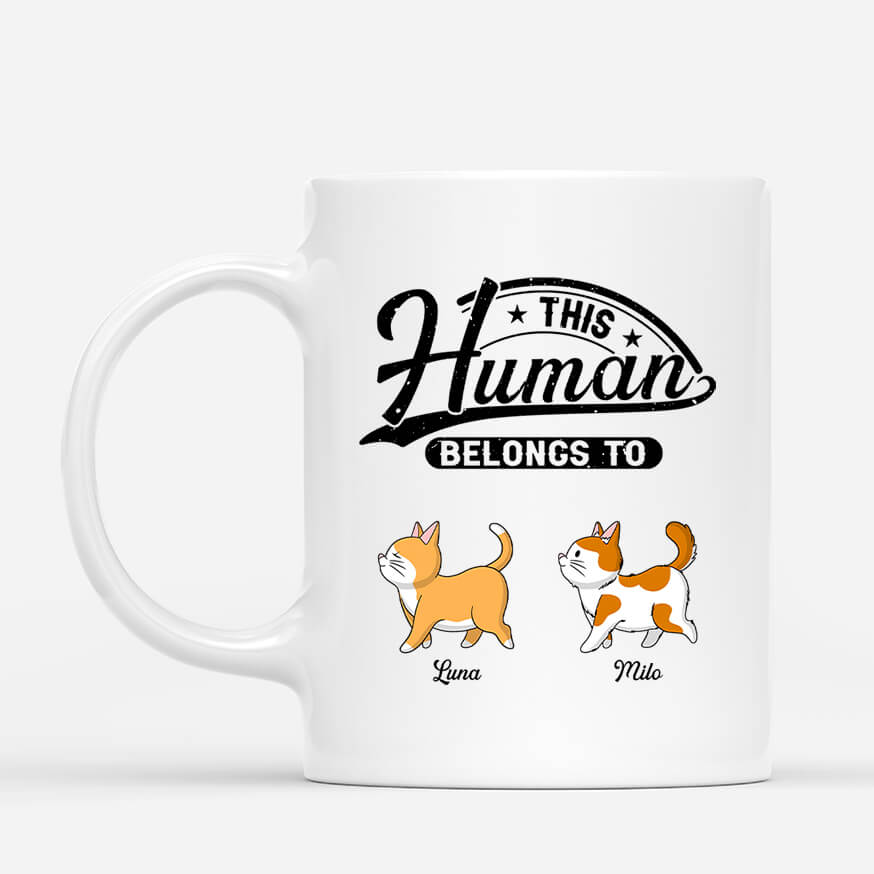 0417MUK1 CUKtomised Mug Gifts Cat Lovers