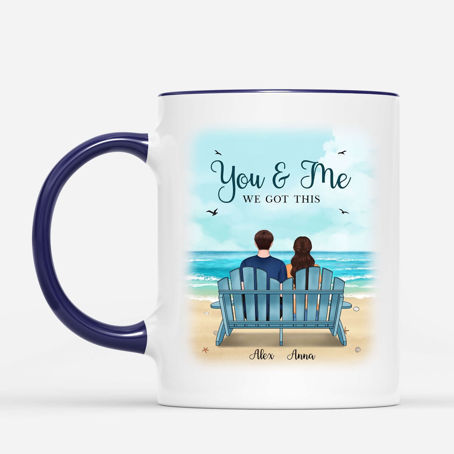 You & Me We Got This - Personalised Gifts | Mug for Couples/Lovers