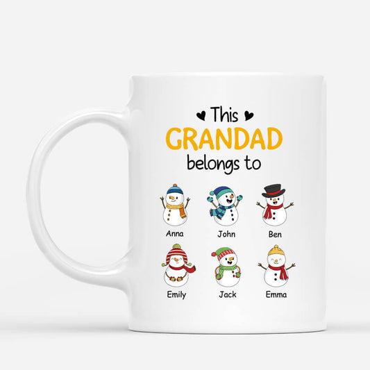 0527MUK1 Personalized Mug Gifts Grandkids Grandma Mom Christmas